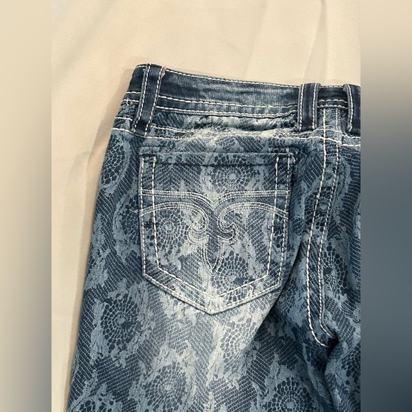 Rock Revival Lydia Cropped Skinny Jeans - Size 31 - Picture 8 of 13